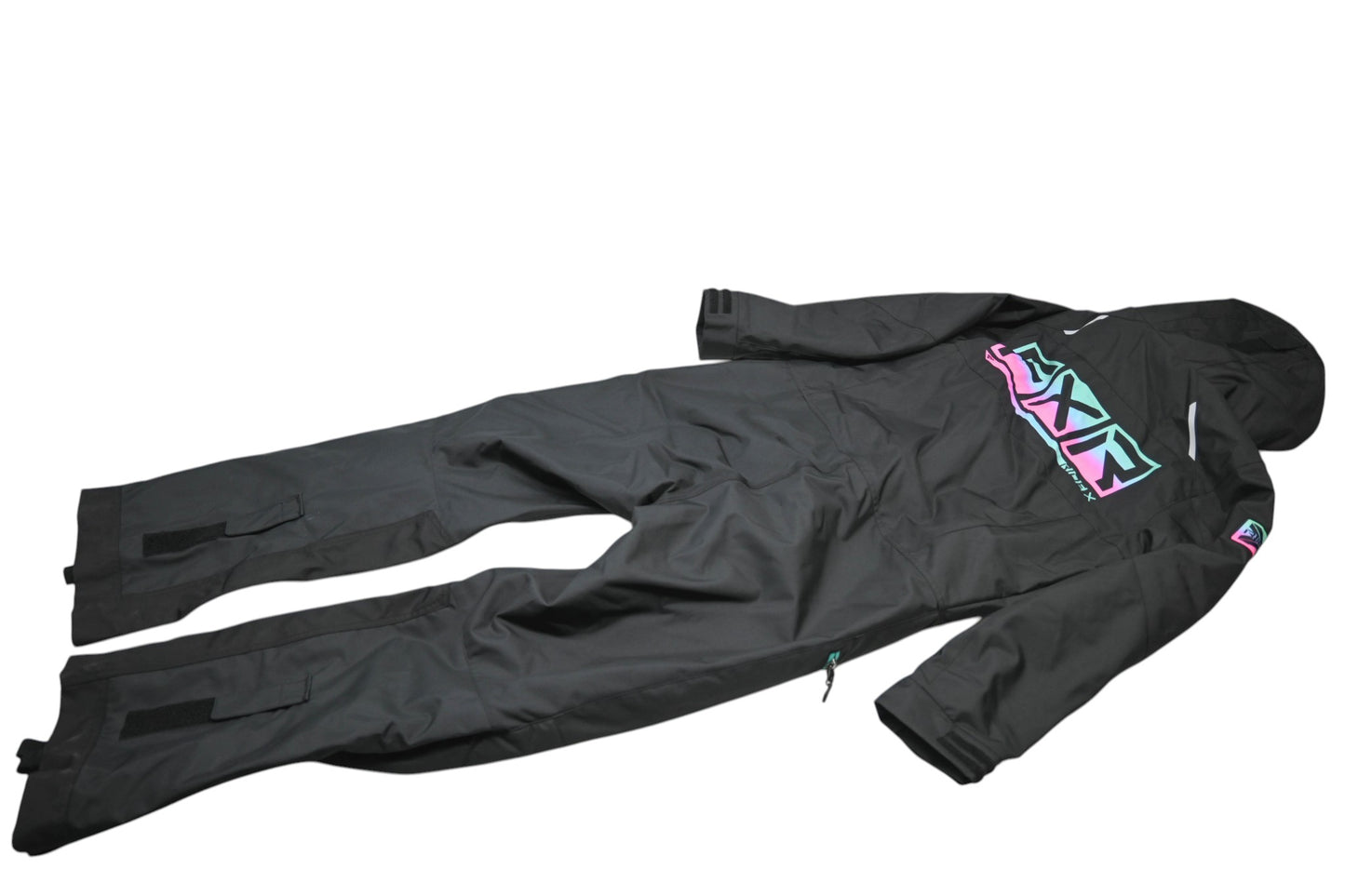 FXR 232912-1052-08 Womens Size 10 Black/Mint-E Pink Fade Recruit Lite Monosuit NOS