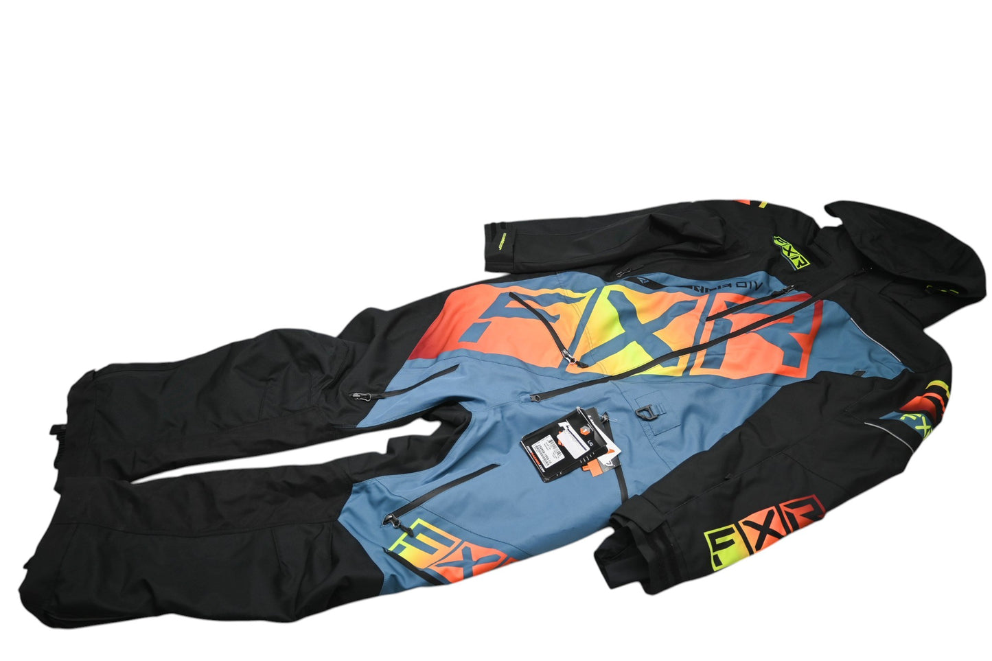 FXR 232802-1003-13 Mens Large Black/Steel/Inferno CX Lite Monosuit NOS