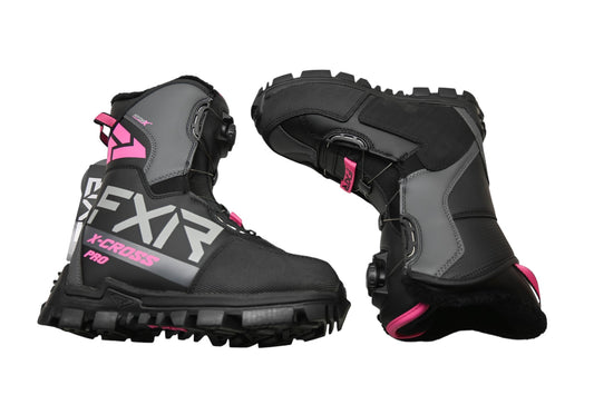 FXR 220707-1090-39 6.5M/8.5W/39EU Black/Fuchsia X-Cross Pro BOA Boots NOS