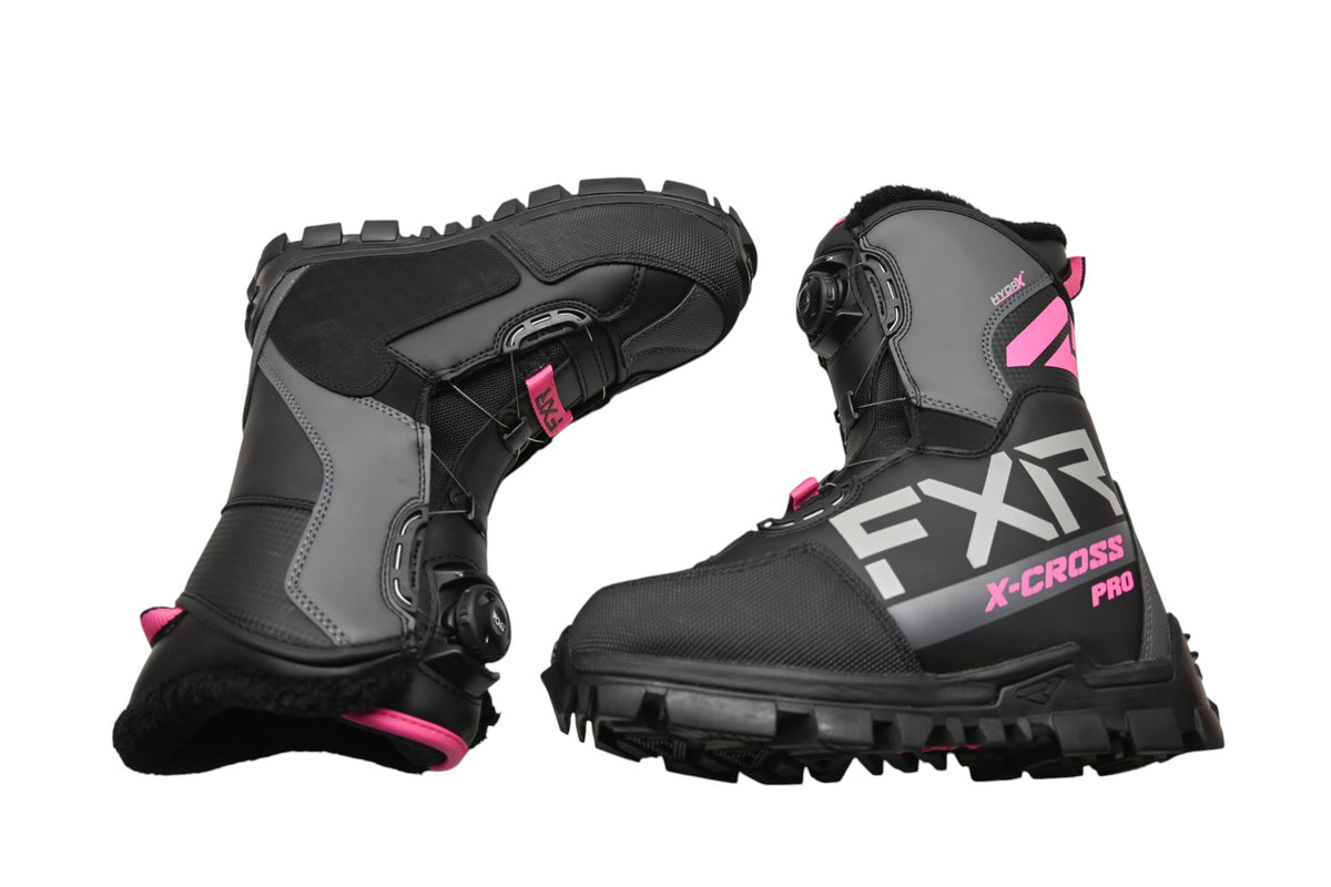 FXR 220707-1090-39 6.5M/8.5W/39EU Black/Fuchsia X-Cross Pro BOA Boots NOS