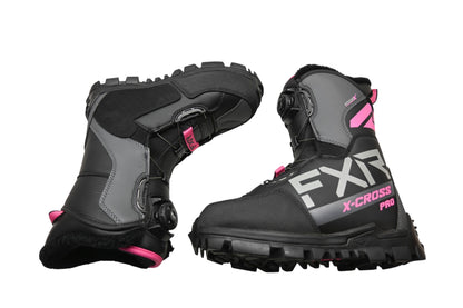 FXR 220707-1090-39 6.5M/8.5W/39EU Black/Fuchsia X-Cross Pro BOA Boots NOS