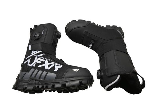 FXR 220725-1000-43 10M/12W Black Elevation Dual BOA Boots NOS