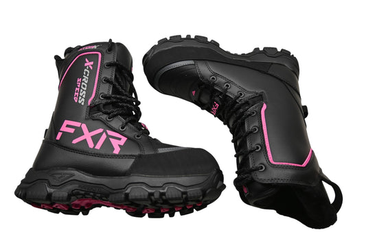 FXR 230701-1090-42 9M/11W Black/Fuchsia X-Cross Speed Boots NOS