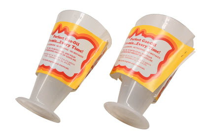 Kam-Tech RR100 Ratio Rite Premix Measuring Cups Qty 2 NOS