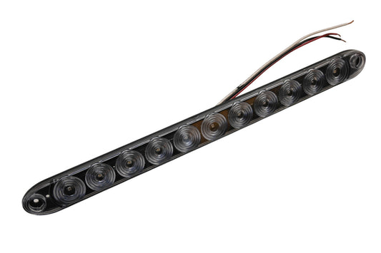 TecNiq T10-RC00-1 15" Red LED Light Clear Lens NOS