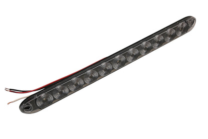 TecNiq T10-RC00-1 15" Red LED Light Clear Lens NOS