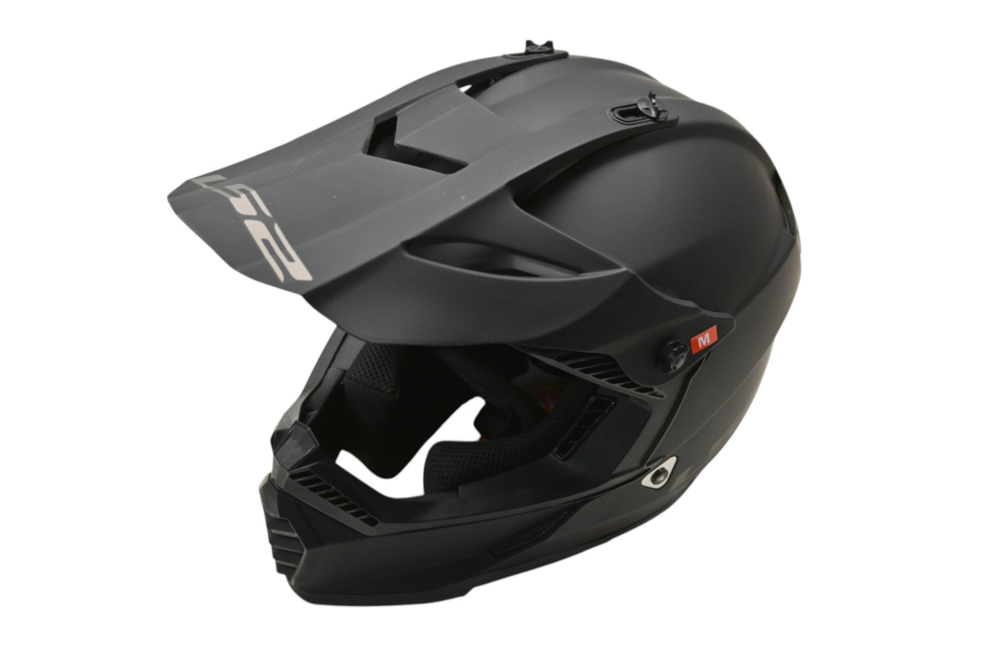 LS2 437G-4153, MX437-13 Medium Solid Matte Black Gate Youth Helmet NOS