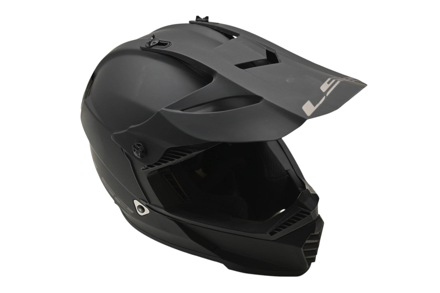 LS2 437G-4153, MX437-13 Medium Solid Matte Black Gate Youth Helmet NOS