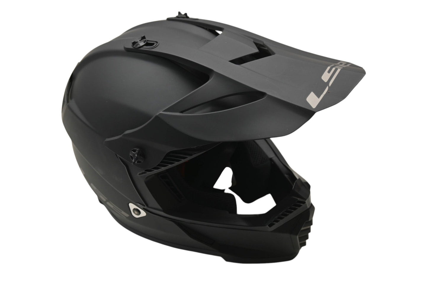 LS2 437G-4154, MX437-13 Large Solid Matte Black Gate Youth Helmet NOS