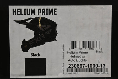 FXR 230667-1000-13 Large Black Helium Prime Helmet NOS