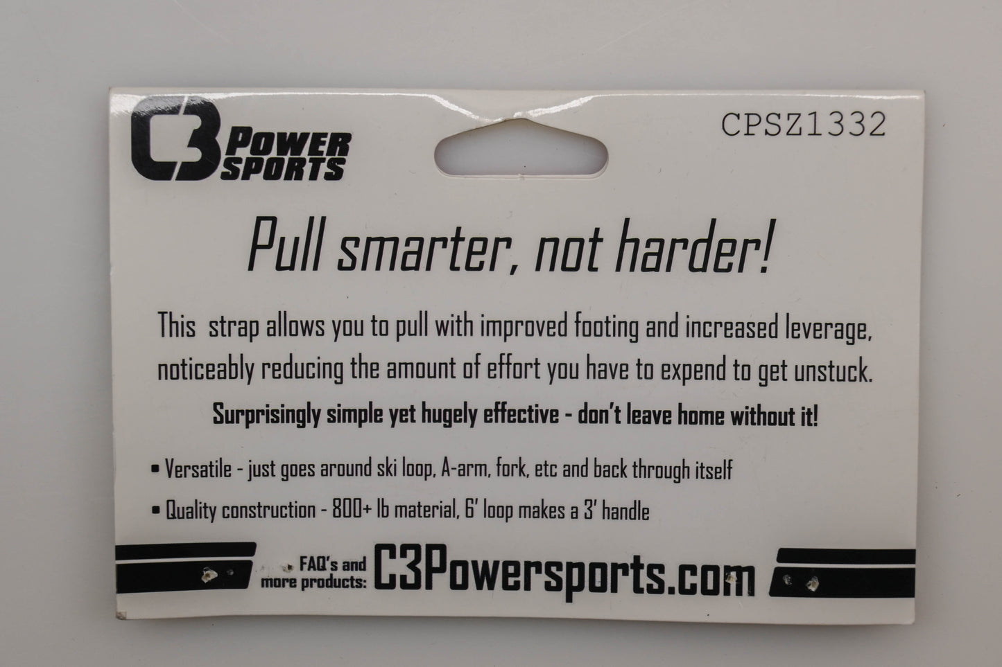 C3 Powersports CPSZ1332 All-Purpose Stuck Strap NOS