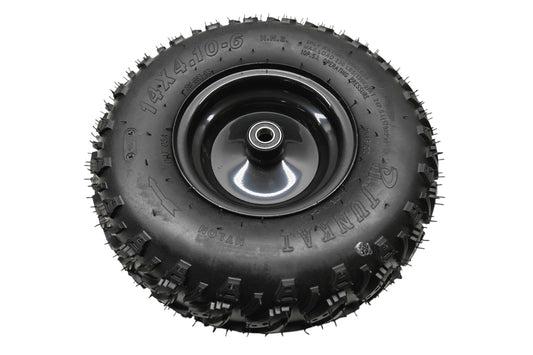 Drift Hero DH135.1 14 X 4.10-6 Tubeless Front Left Tire Assembly NOS