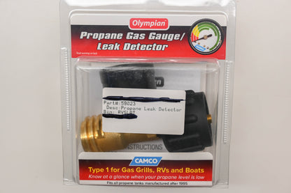Camco 59023 Propane Gas Gauge/Leak Detector NOS