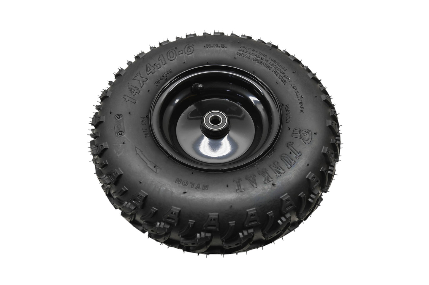 Drift Hero DH135 14 X 4.10-6 Tubeless Front Right Tire Assembly NOS