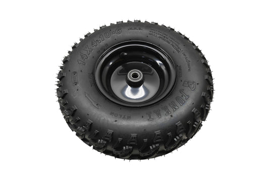 Drift Hero DH135 14 X 4.10-6 Tubeless Front Right Tire Assembly NOS