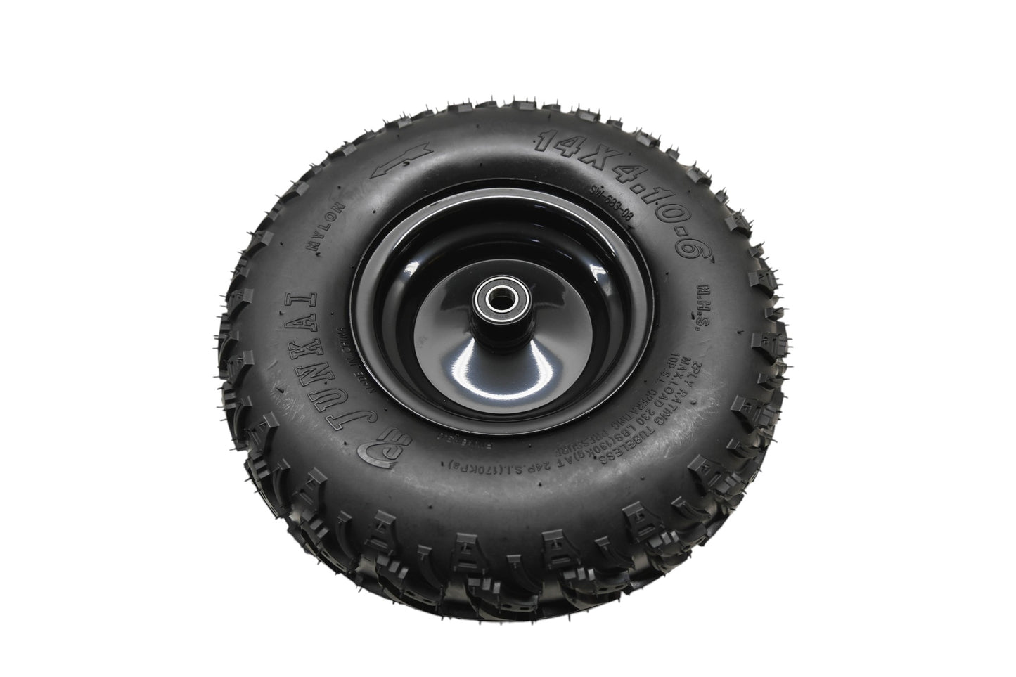 Drift Hero DH135 14 X 4.10-6 Tubeless Front Right Tire Assembly NOS