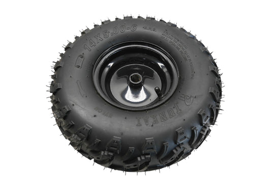 Drift Hero DH137, DH-P-141 14 X 5.00-6 Tubeless Rear Right Tire Assembly NOS