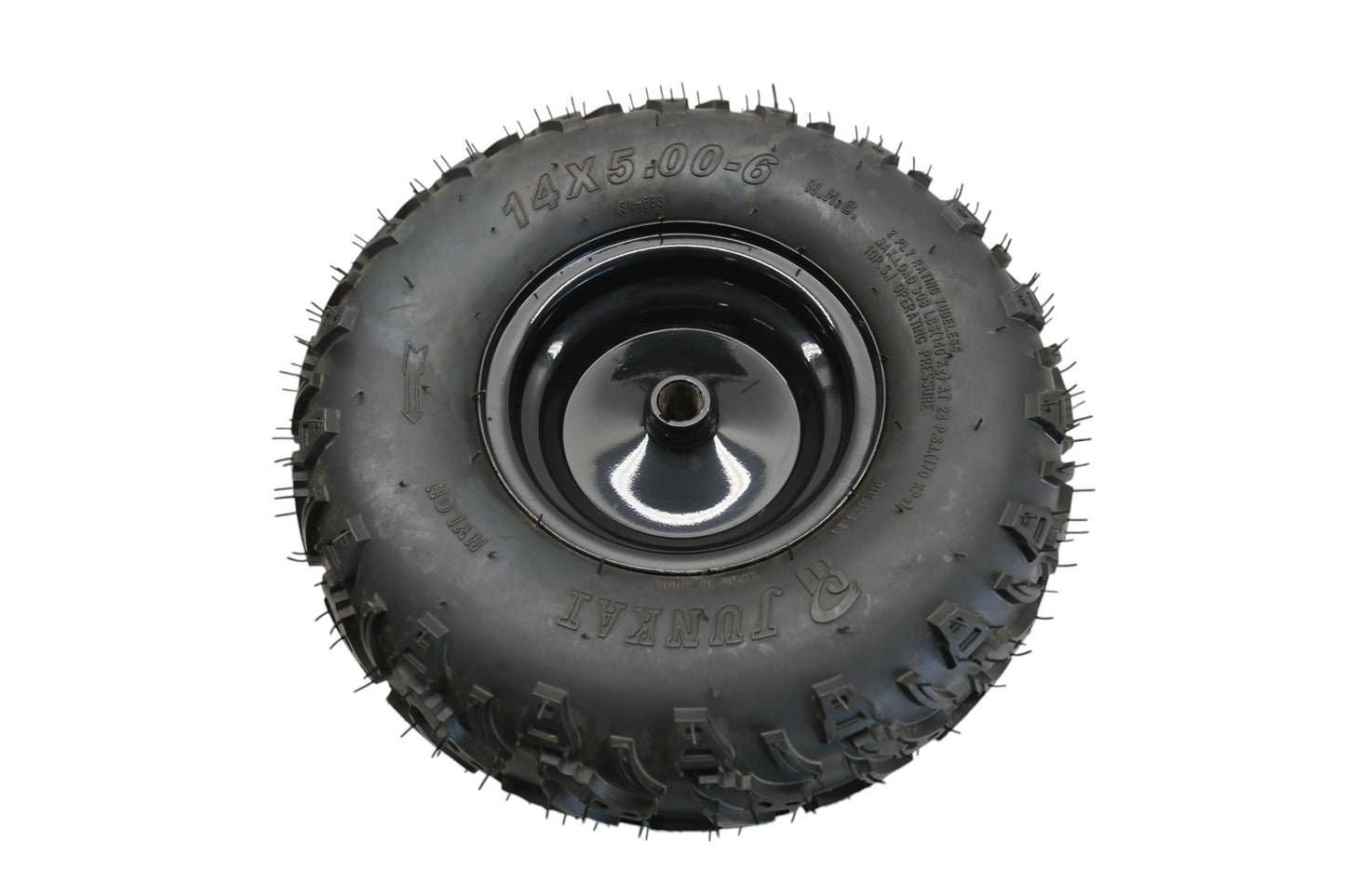 Drift Hero DH137, DH-P-141 14 X 5.00-6 Tubeless Rear Right Tire Assembly NOS