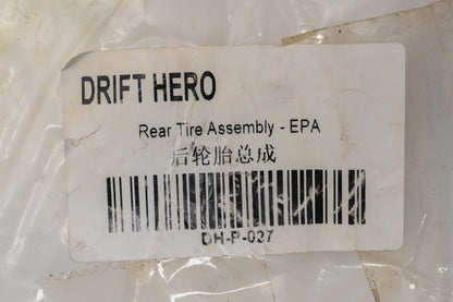 Drift Hero DH-P-027 16 X 8-7 Tubeless Rear Tire Kit NOS