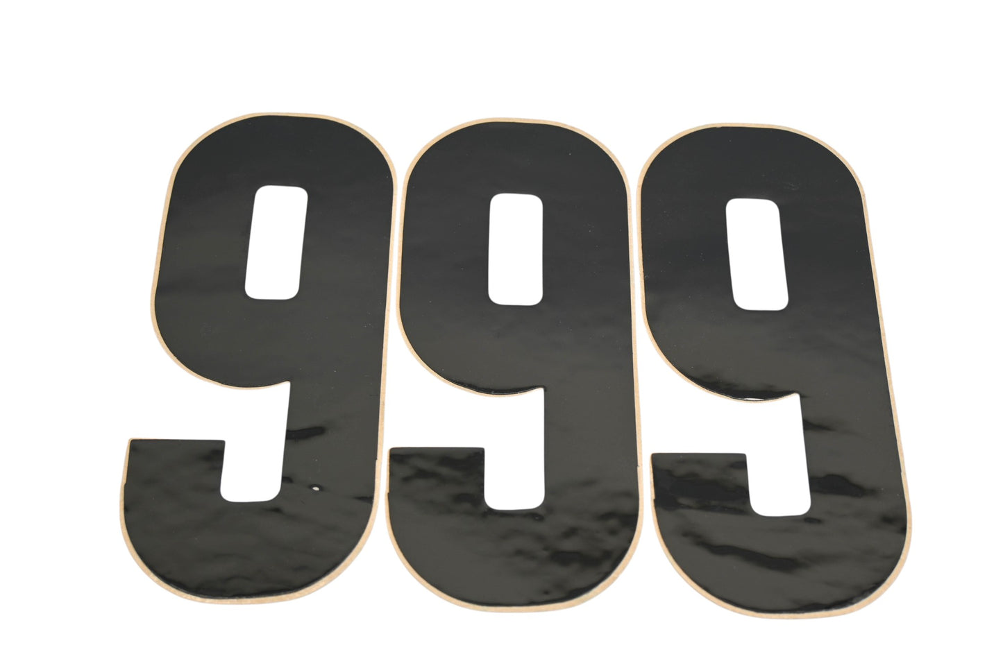 N-Style NIII-6B 6" x 2.75" Black #6 or #9 Decals Qty 3 NOS