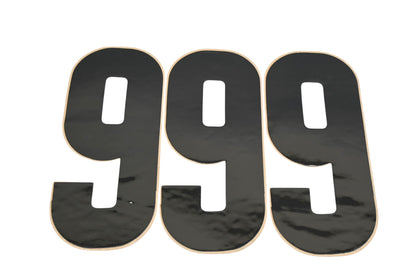 N-Style NIII-6B 6" x 2.75" Black #6 or #9 Decals Qty 3 NOS