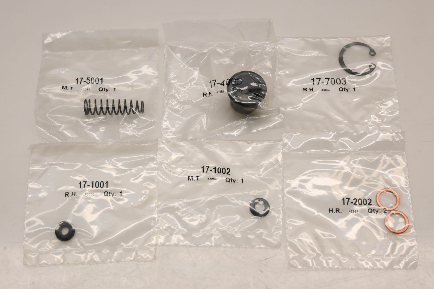 All Balls 21-81019 Rear Brake Master Cylinder Rebuild Kit NOS