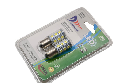 Diamond DG72623VP Cool White LED Bulbs Qty 2 NOS