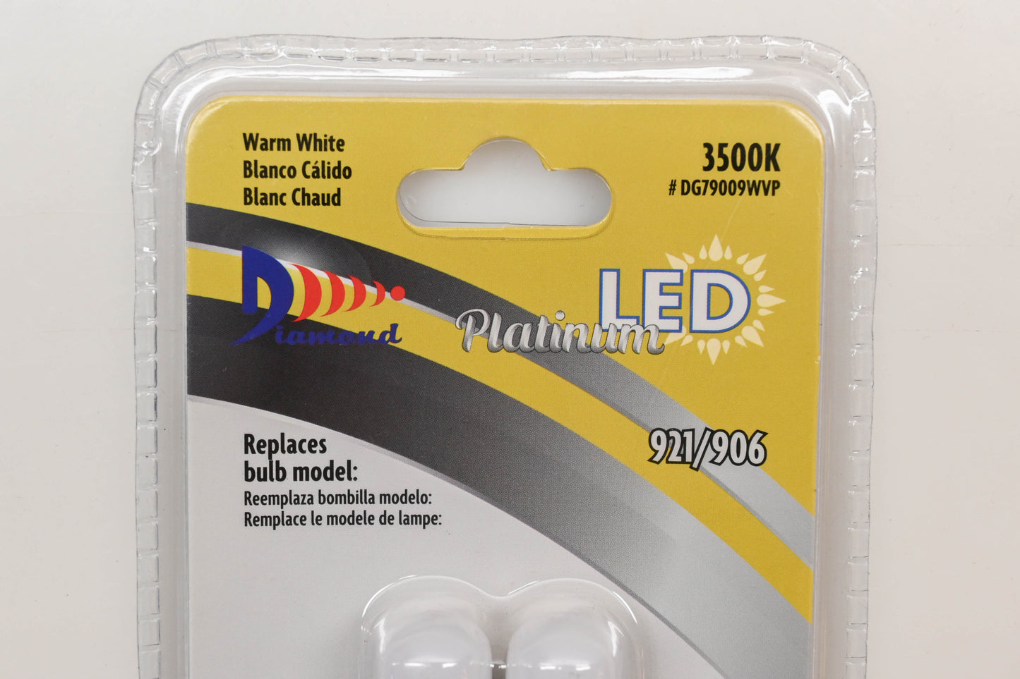 Diamond DG79009WVP Warm White LED Bulbs Qty 2 NOS