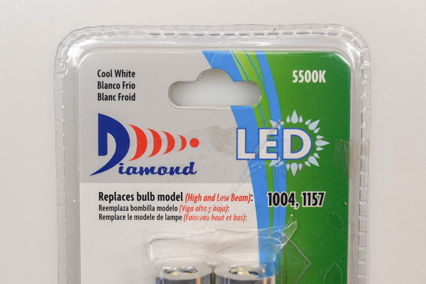 Diamond DG72624VP Cool White High/Low Beam LED Bulbs Qty 2 NOS