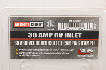 Valterra A10-30INVP 30A RV Power Inlet Kit NOS