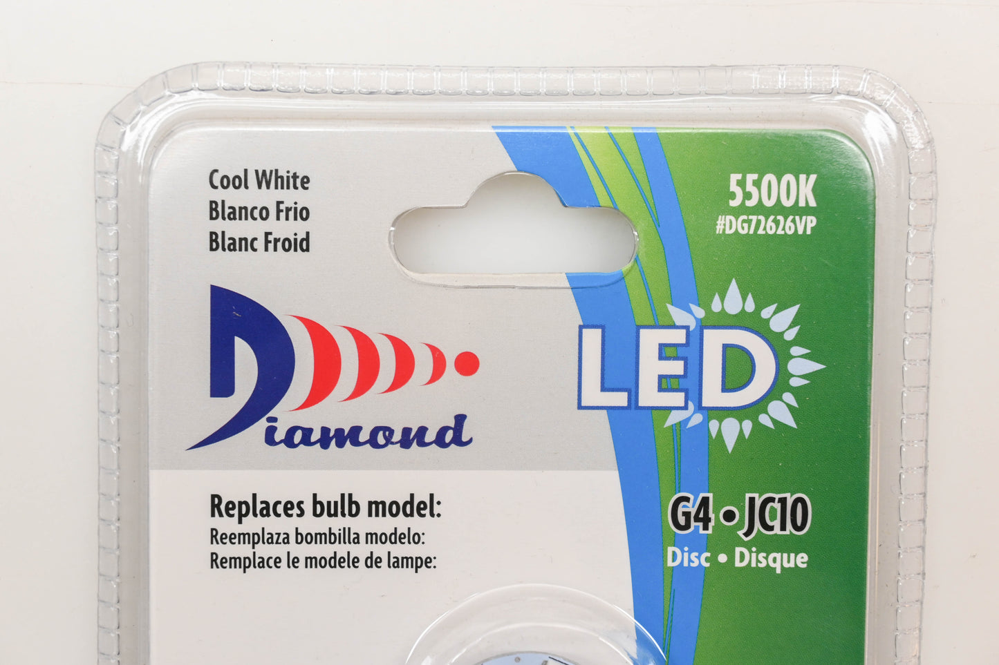 Diamond DG72626VP Cool White LED Bulbs Qty 2 NOS