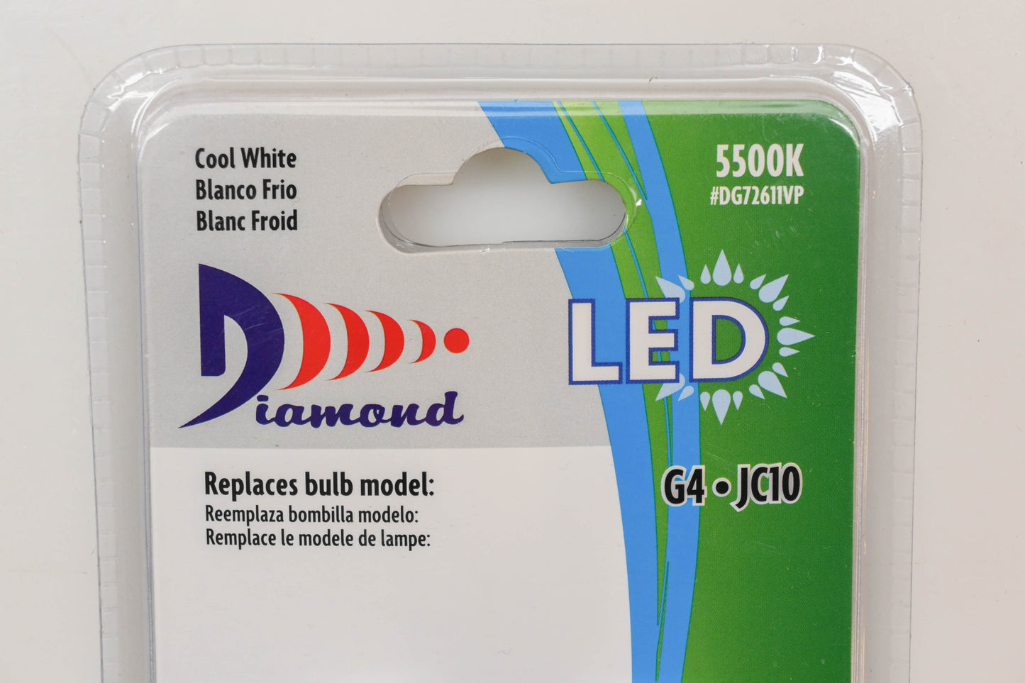 Diamond DG72611VP Cool White LED Bulbs Qty 2 NOS