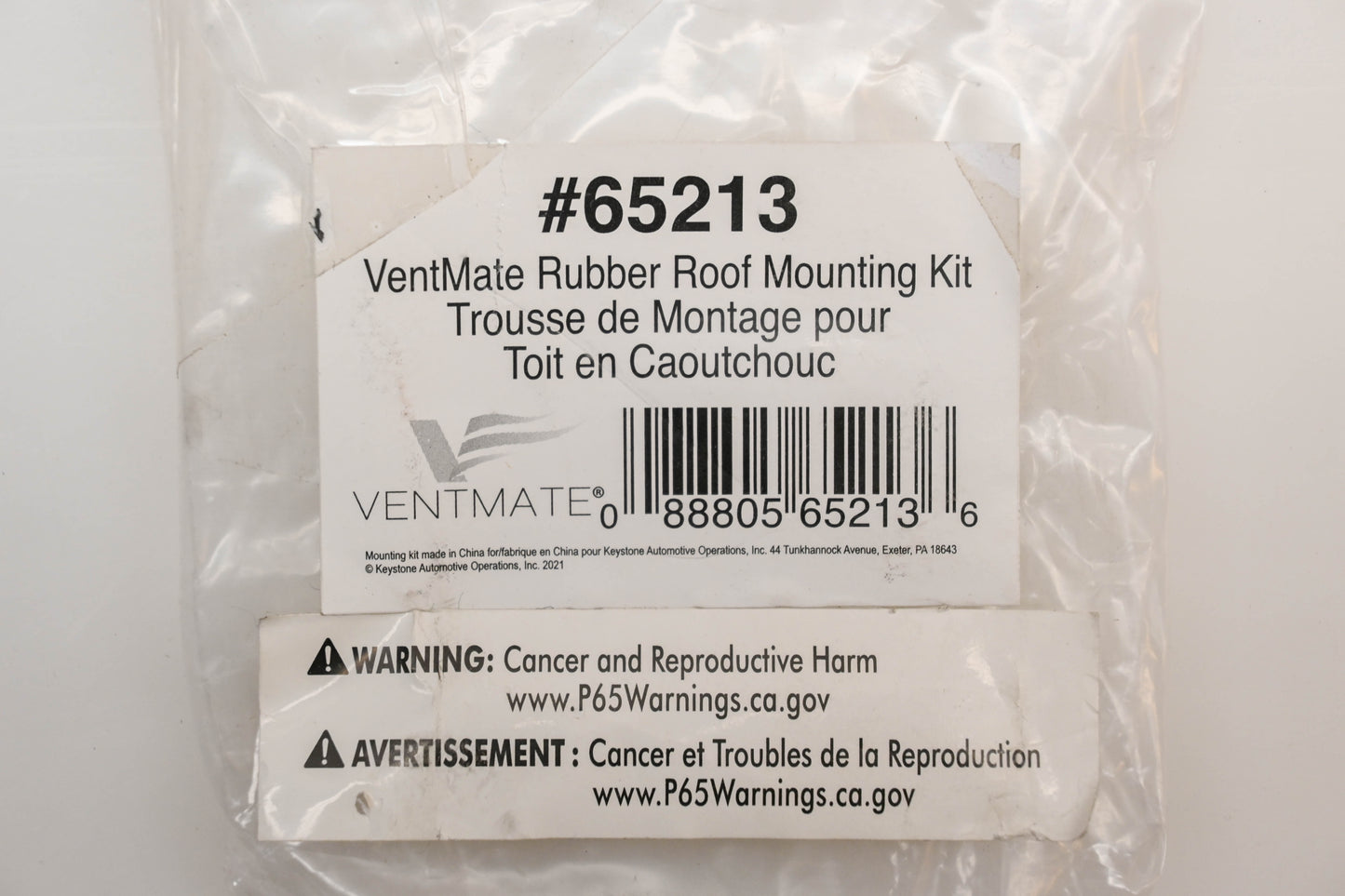 VentMate 65213 Rubber Roof Mounting Kit NOS