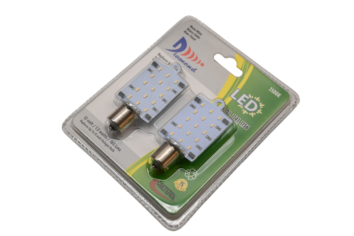 Diamond DG726021VP Warm White LED Bulbs Qty 2 NOS