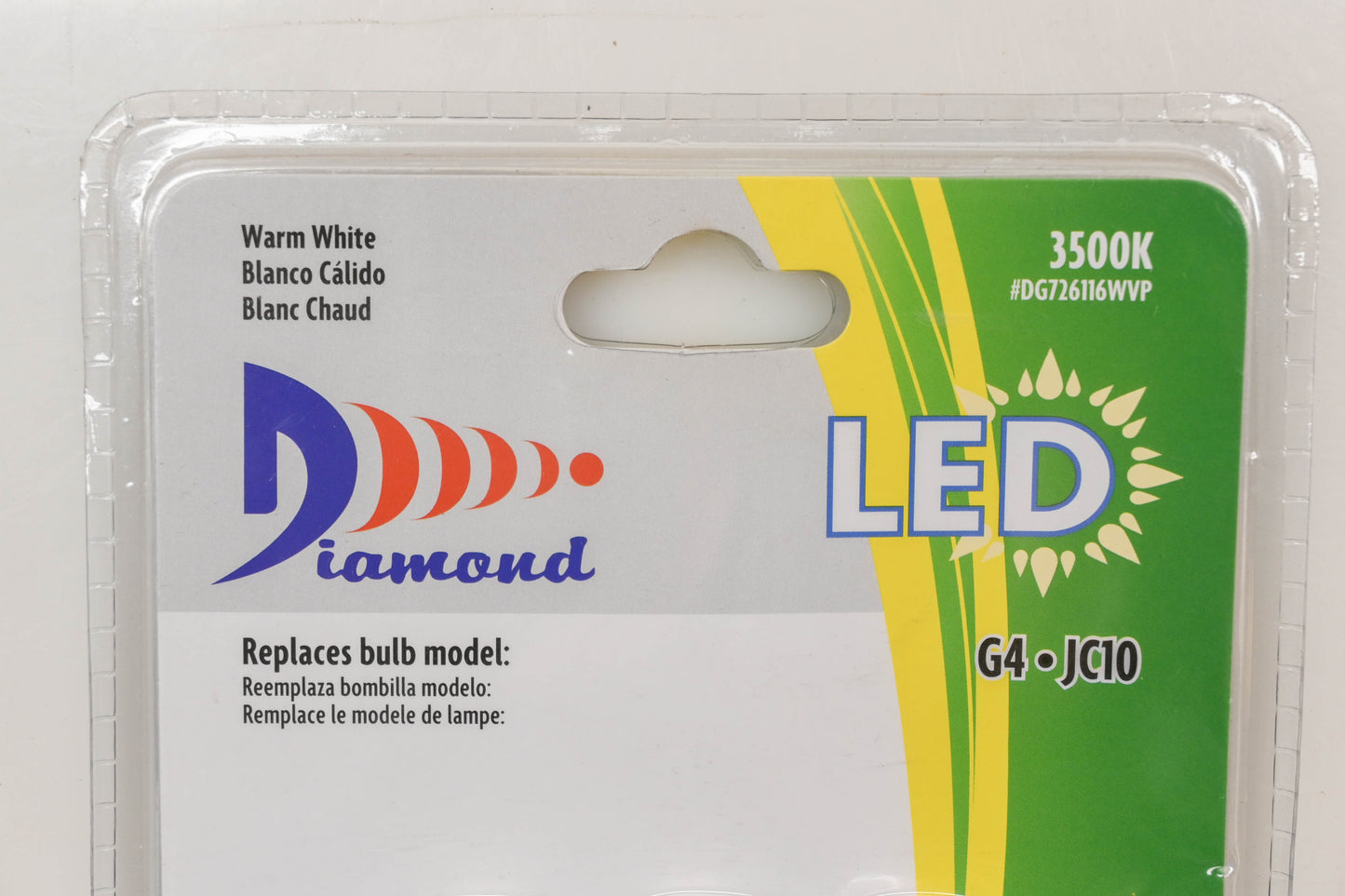 Diamond DG726116WVP Warm White LED Bulbs Qty 6 NOS