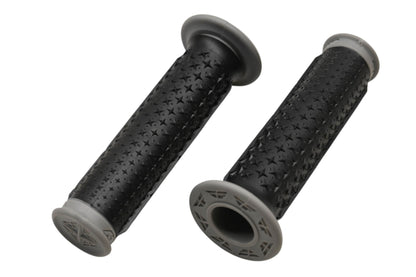 Fly Racing 24-1161 Grey/Black Pilot II Grips Qty 2 NOS