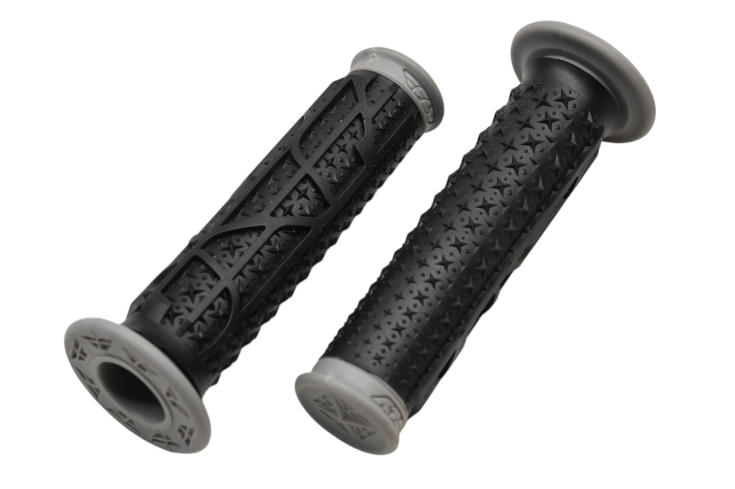 Fly Racing 24-1161 Grey/Black Pilot II Grips Qty 2 NOS