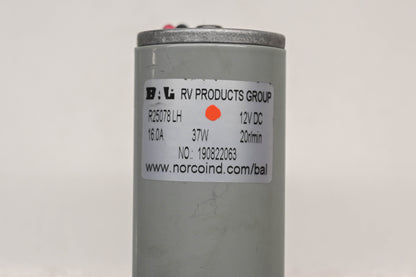 BAL Norco R25078LH, 190822063 12V-16A-37W Slide Out Motor NOS