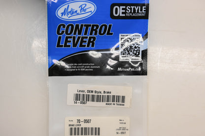 Motion Pro 14-0507, 70-0507 Polished Brake Lever NOS