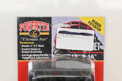 PowerTye 28-2025 15" x 15" Adjustable Cargo Net NOS