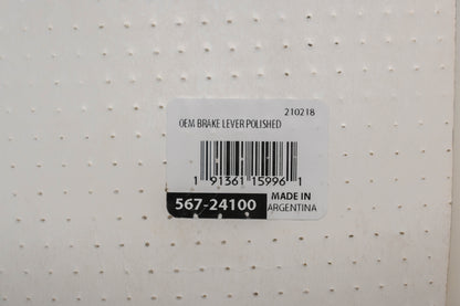 Fly Racing 567-24100 Polished Brake Lever Assembly NOS