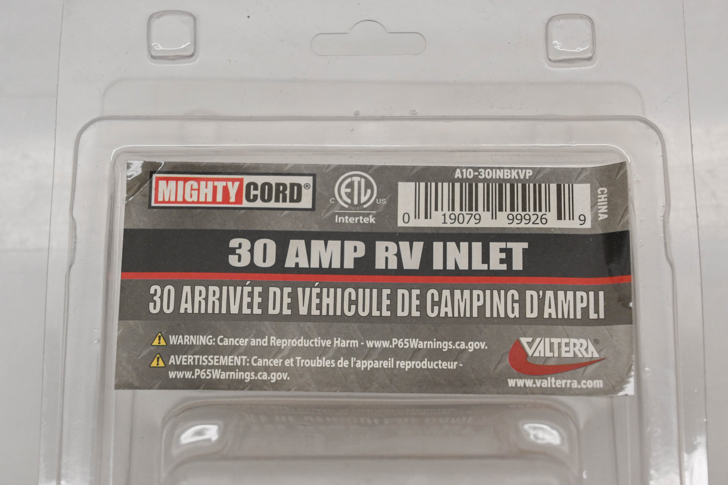 Valterra A10-30INBKVP 30A RV Power Inlet Kit NOS