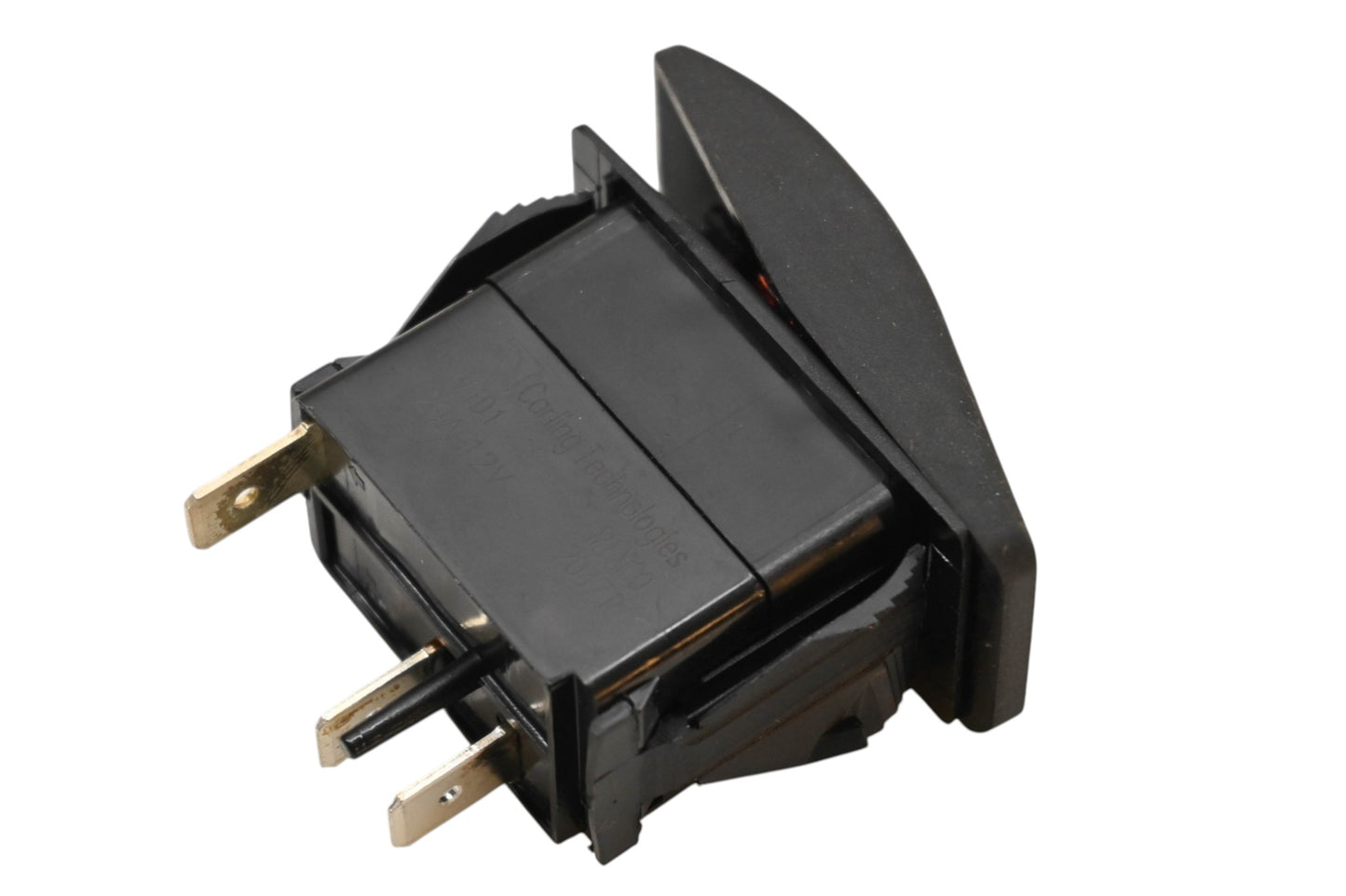 MODQUAD RS-AMBER 12V-20A Amber On-Off Rocker Switch NOS