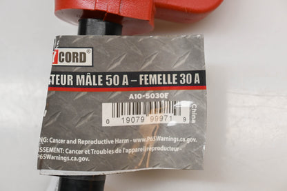 Valterra A10-5030F 50A Male - 30A Female Dogbone Adapter NOS