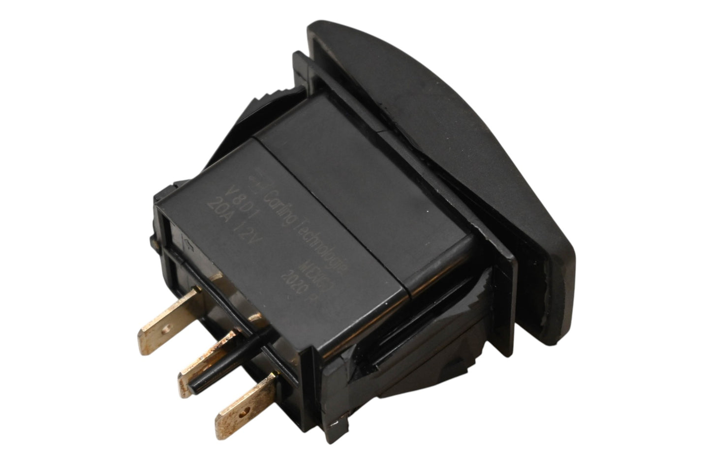 MODQUAD RS-SOLID 12V-20A Momentary On-Off-On Rocker Switch NOS