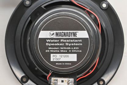 Magnadyne WR4B-LED 25W-4Ohms LED Water Resistant Speaker NOS
