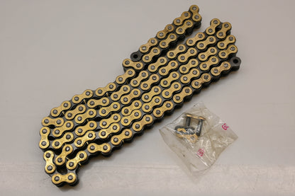DID 4525516168250, 428NZ SDH G&B-120FB 428 120L Gold Racing Chain Kit NOS
