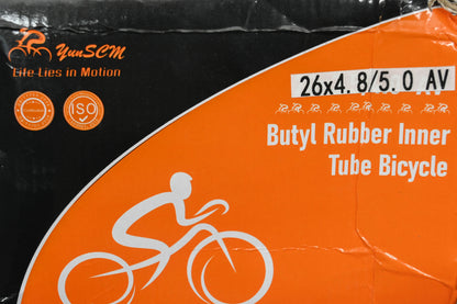 YunSCM 24x4.8/5.0AV Butyl Rubber Inner Tube NOS