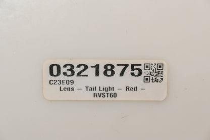 Optronics RVST60, 0321875, C23E09 Red Tail Light Lens NOS