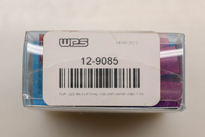 Flip 12-9085, FSP-USB2-7315 LED Backlit Dual USB Switch Kit NOS